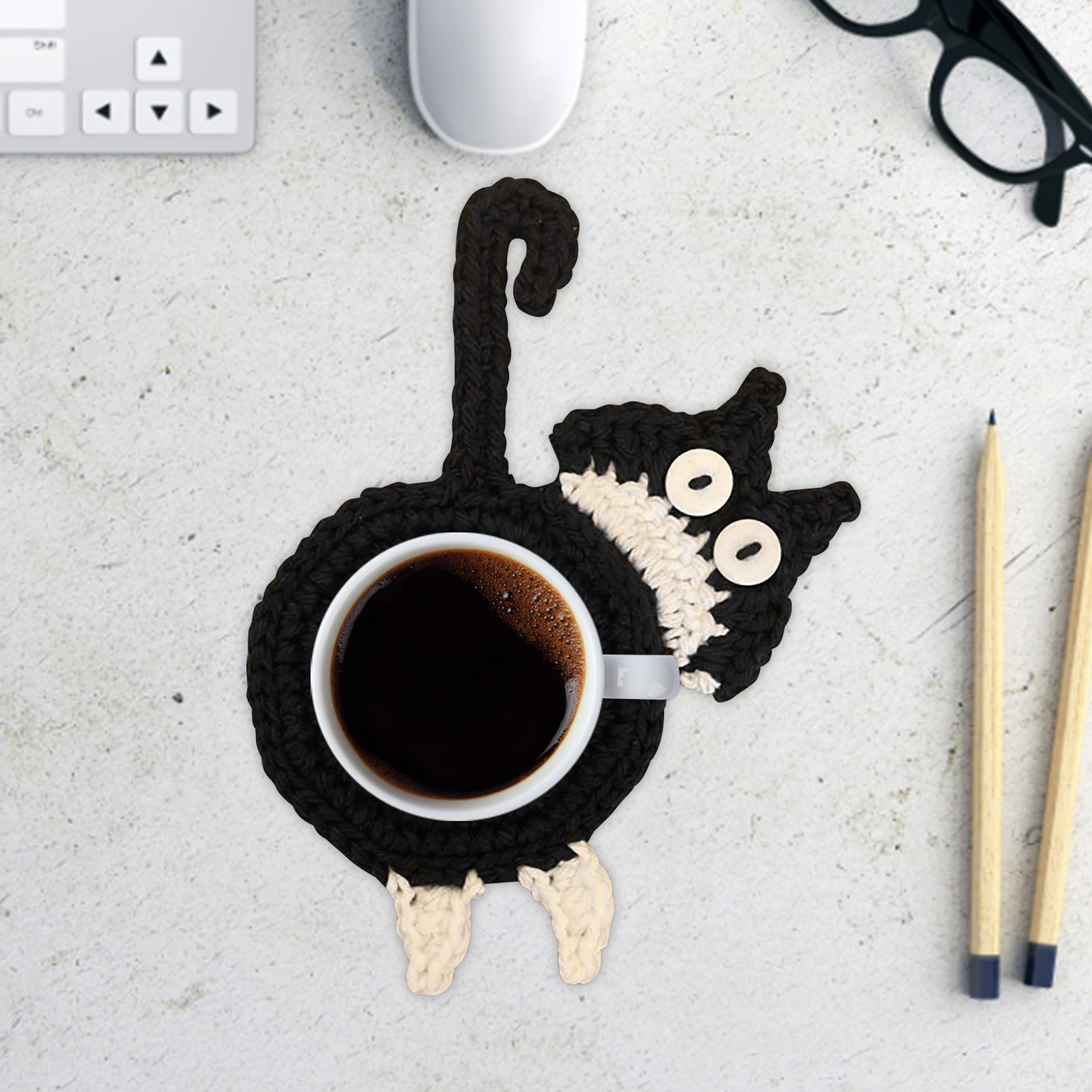 Cat Butt Coaster Tea Coffee Cup Coaster Placemats Durable - Temu