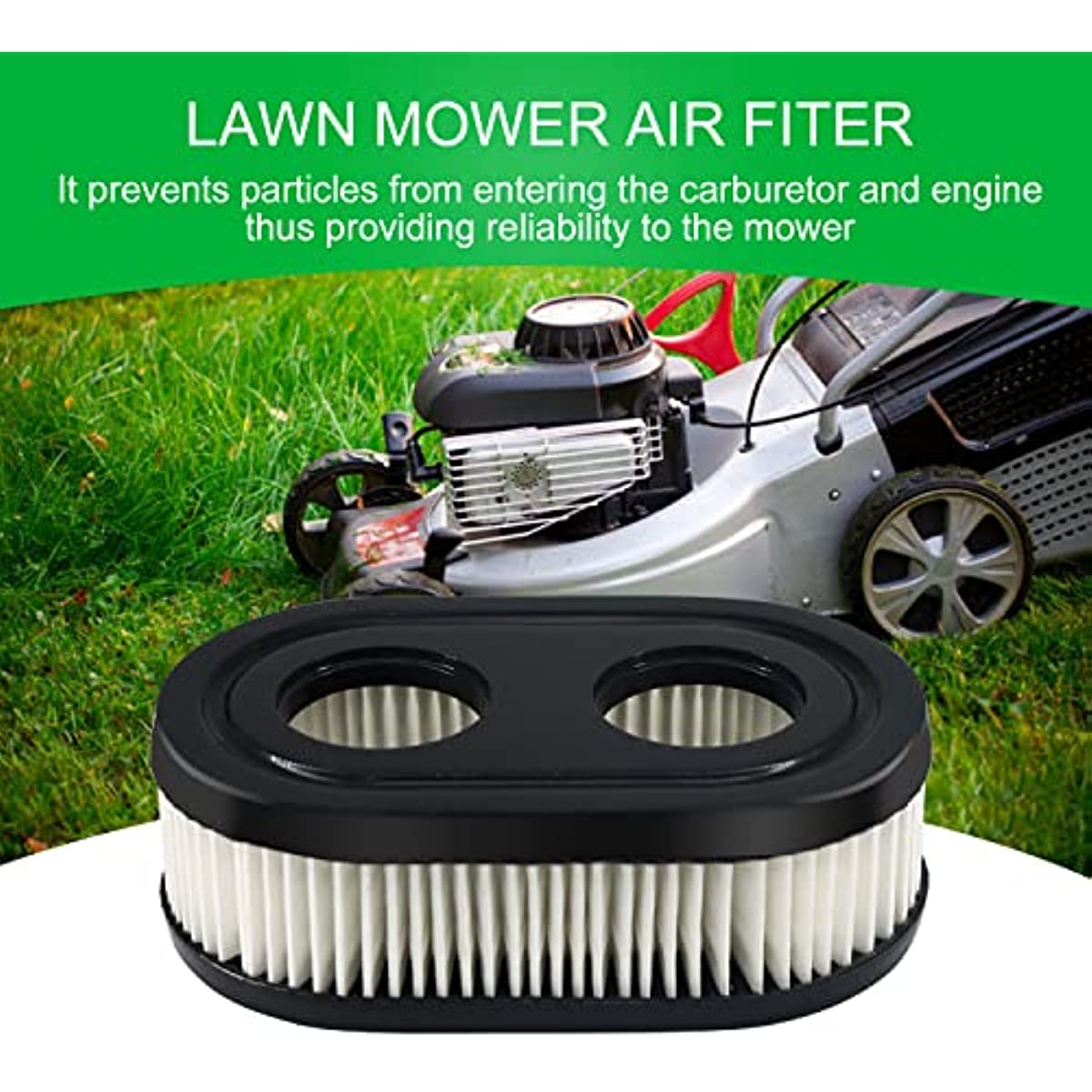 Air Filter Spark plug for Briggs Stratton 550E-550EX 798452 593260 Lawn  Mower