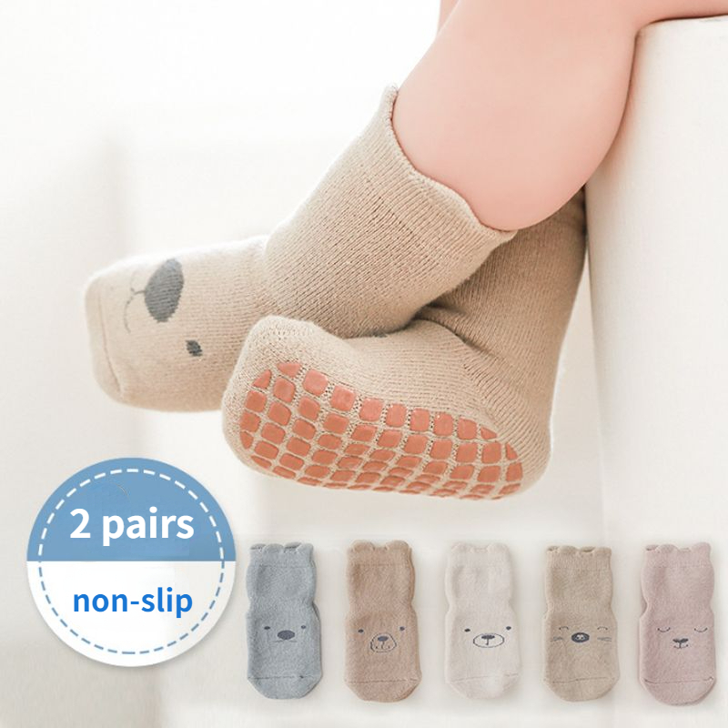 5 Pairs Anti-slip Non Skid Ankle Baby Socks Breathable Rubber Grips Cotton  Children Boy Girl's Toddler Floor Socks Low-Cut Sock - AliExpress