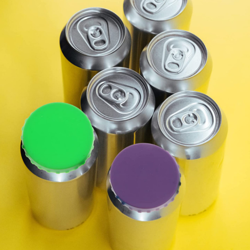 Beverage Can Covers Reusable Leakproof Drink Can Lids - Temu