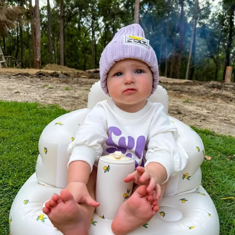 1pc Chaise De Bain Pour Bébé, Chaise Portable Anti-chute Avec