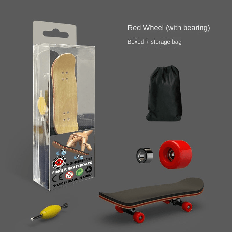 EVERY- 1 conjunto de skate de madeira para skate de dedo, jogos esportivos  para crianças, presente de madeira de bordo, novo skate profissional