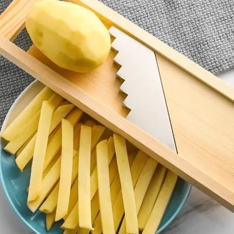 French Fry Cutter Vegetable Chopper With 4 Blades Kitchen - Temu