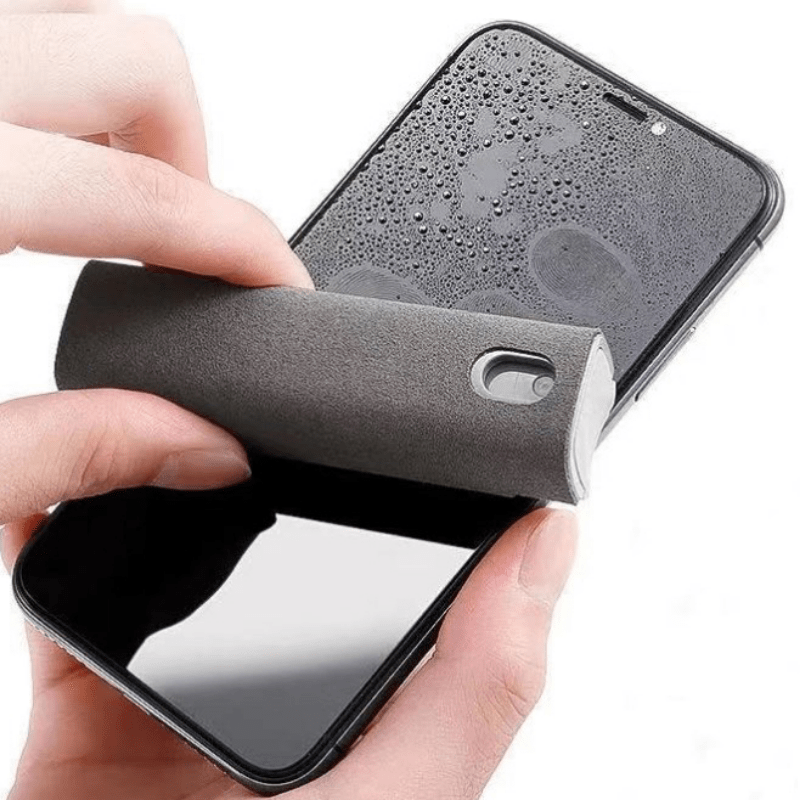 2in1 Microfiber Screen Cleaner Spray Bottle Set Mobile Phone