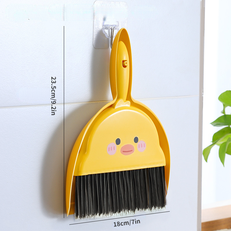 Cleaning Dust Pan & Brush by Scrub Buddies Whisk Broom Portable Set Sweep  for sale online