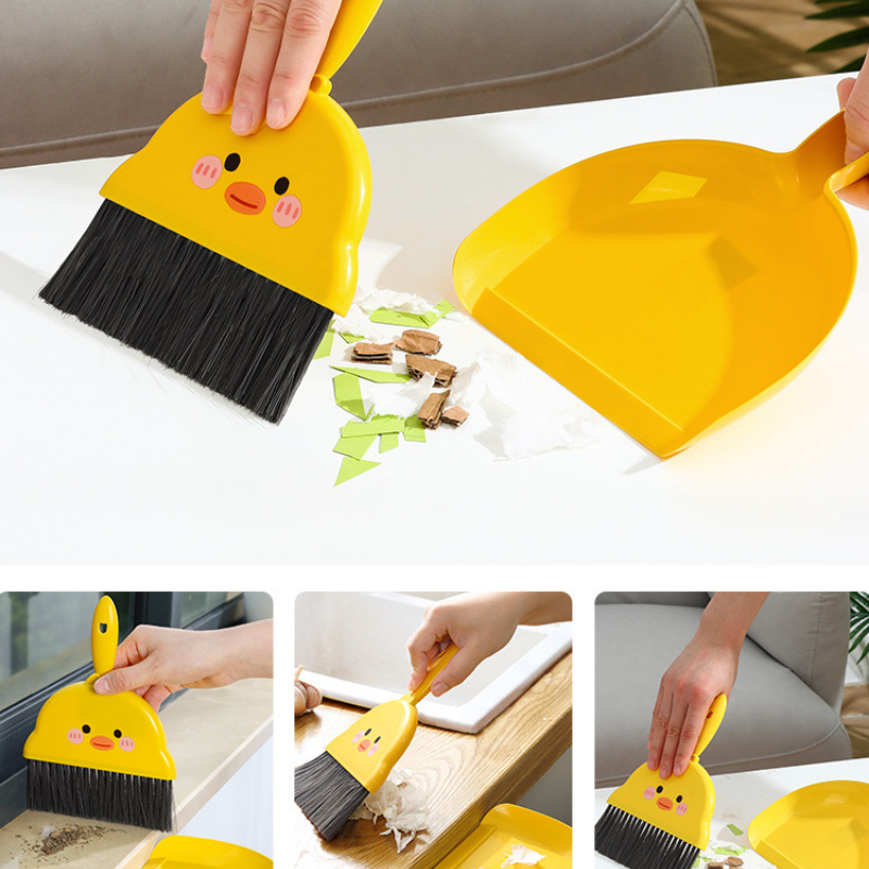 Mini Dustpan And Brush Set Portable Table Top Cleaning Brush - Temu