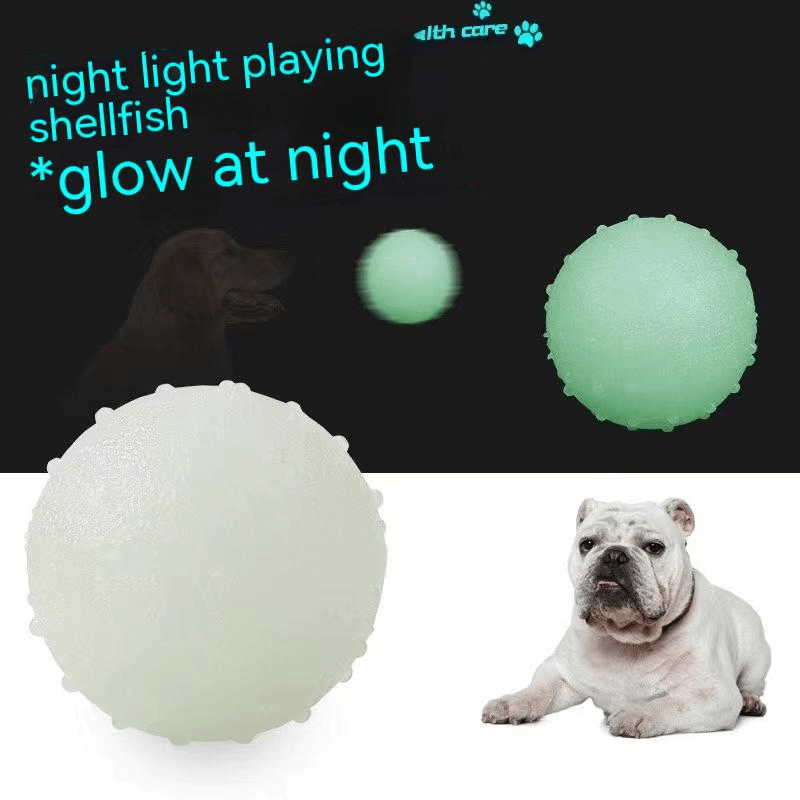 LangRay Balle de Chien LED Balle Jouet pour Chien Balle Lumineuse  Rebondissante Interactive avec Clignotant élastique