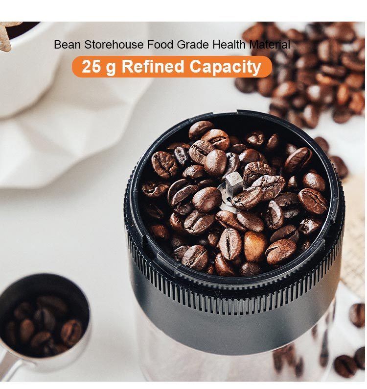 Coffee Grinder Type-c Usb Charging Professional Ceramic Grinding Core Coffee  Bean Grinder New Upgraded Portable Electric Coffee Grinder Coffee  Accessories Black White - Temu