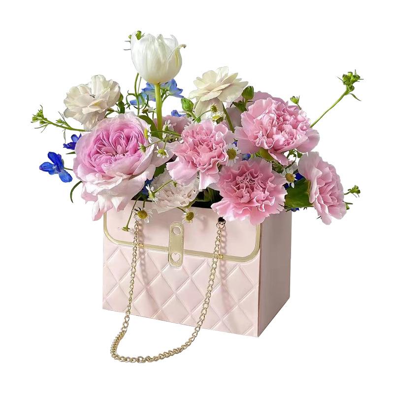 Beautiful Handbag-shaped Rose Flower Gift Box - Perfect For