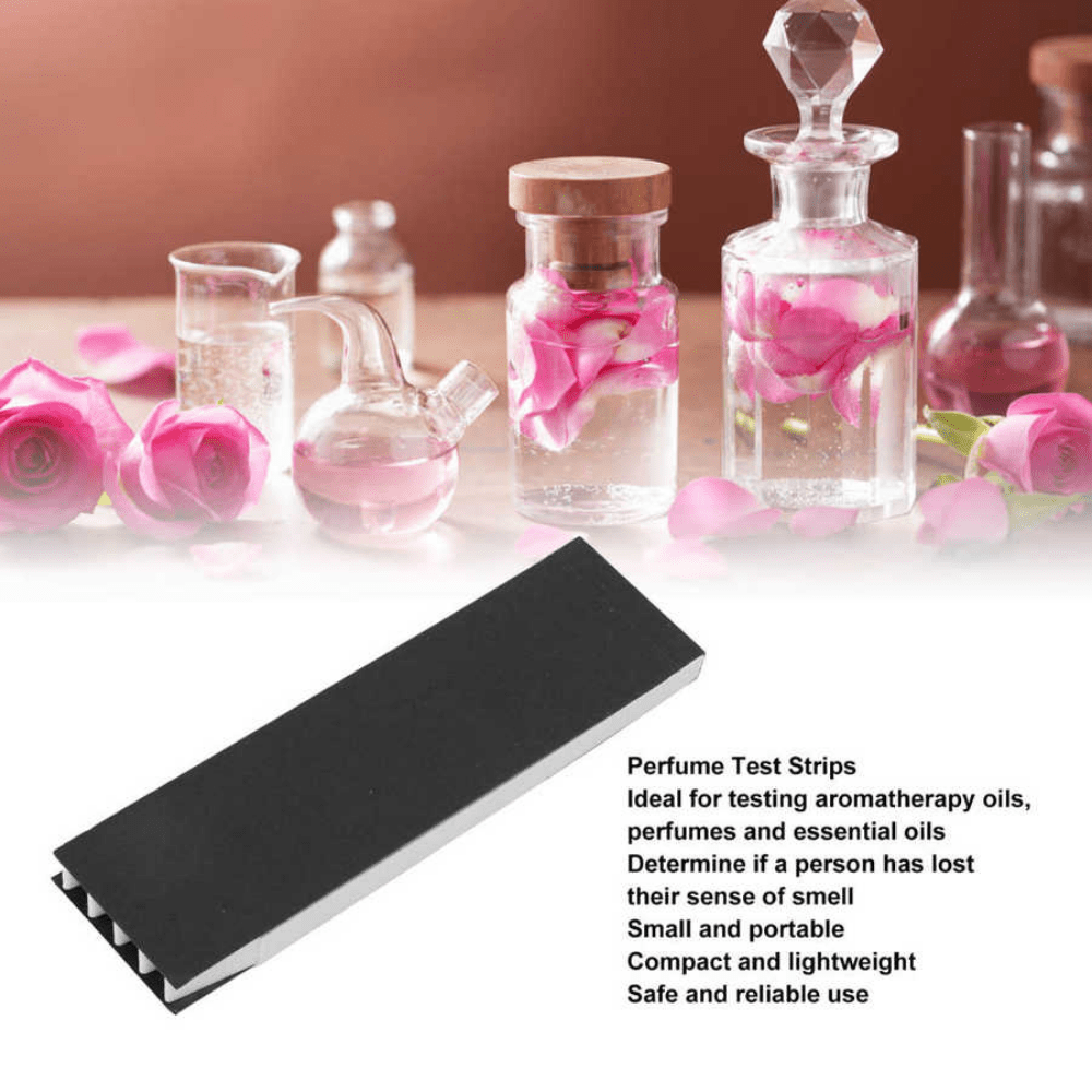 Papier de Test de Parfum Bandelettes Portable Parfum Aromathérapie