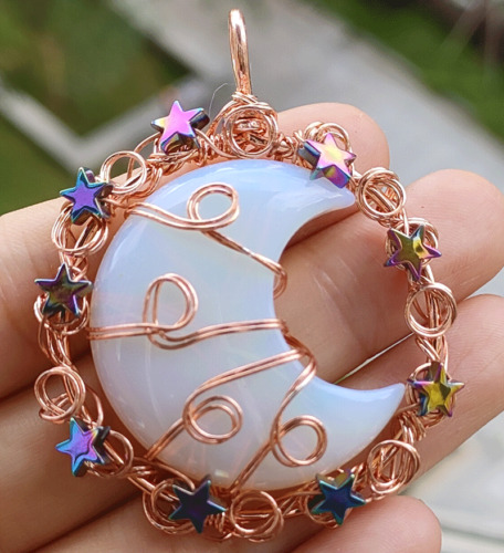 Diy deals moon necklace