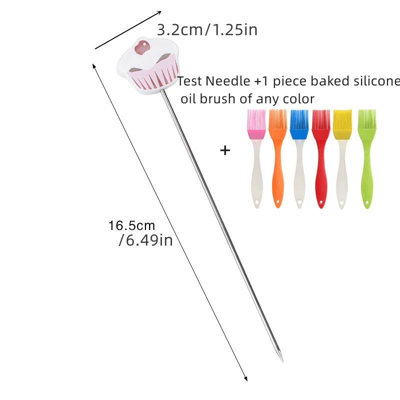  Cake Tester Needles Holiday Stainless Steel Reusable Cake  Testing Needles Practical Cake Tester Skewer Needles for Kitchen Home Bakery  Tools, 4 Pieces: Home & Kitchen