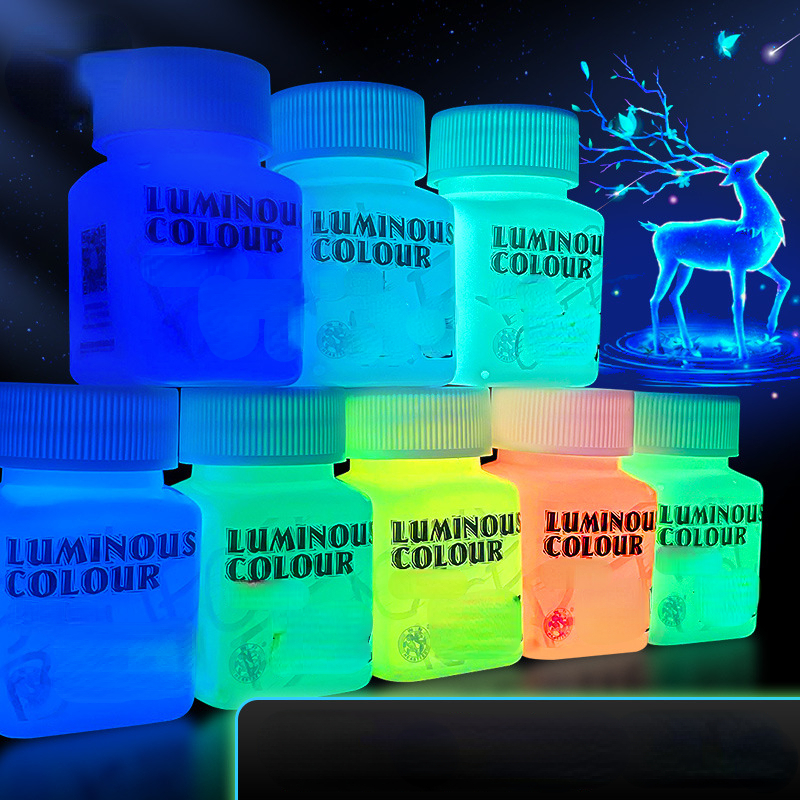 Glow Paint 16oz bottles SET UV Blacklight Reactive Fluorescent