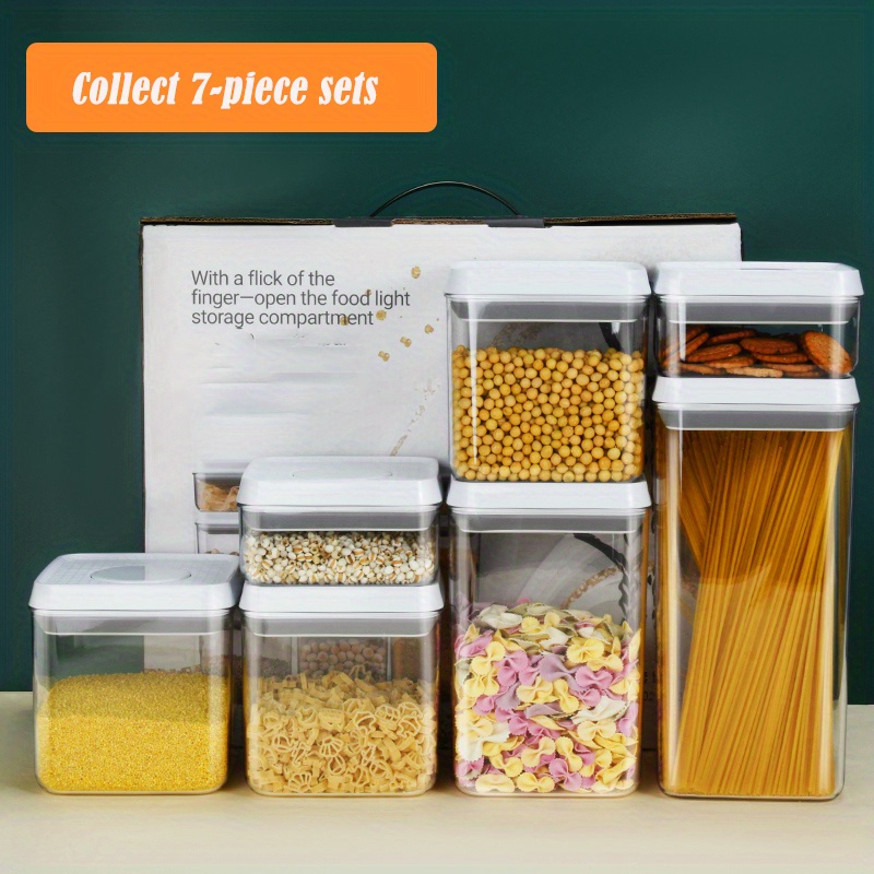 Divided Food Storage Containers with Lids Airtight,Kitchen Canisters