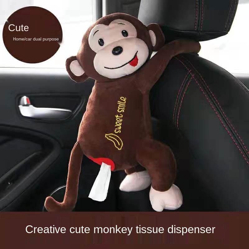 Holder Gifts Napkin Holder Car Tissue Holder Plush Monkey Tissue Box Monkey  Hanging Tissue Box – die besten Artikel im Online-Shop Joom Geek