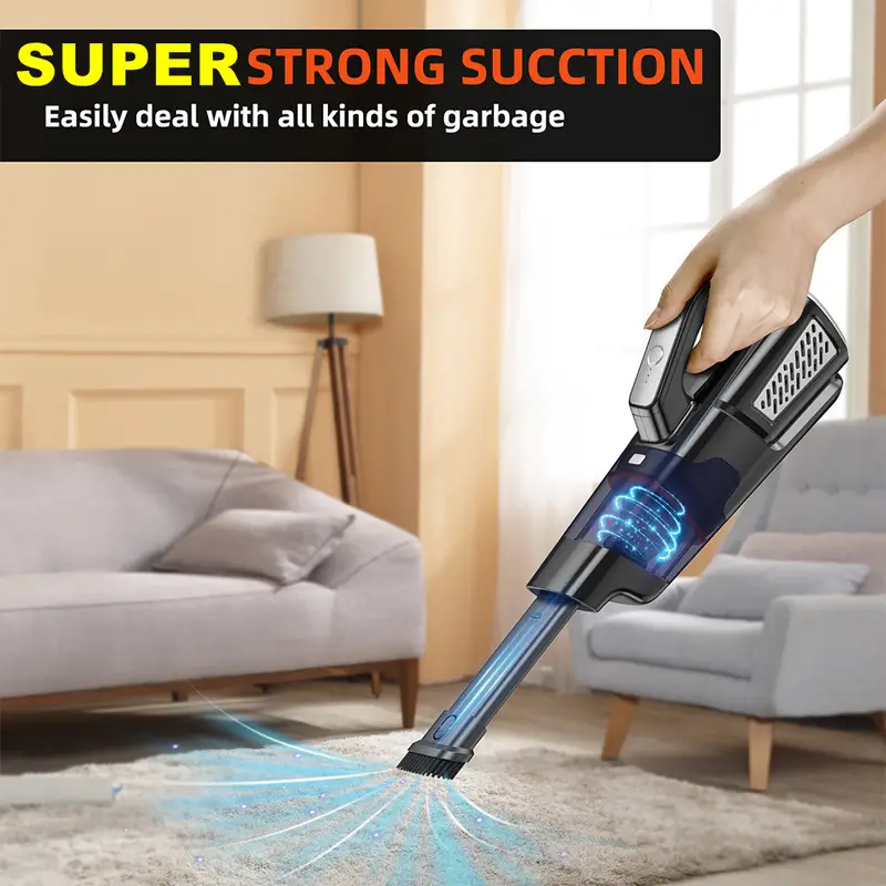 vacuum cleaner wireless handheld cordless vacuum cleaners 2 speed powerful lightweight rechargeable hand vacuuming for car home details 0
