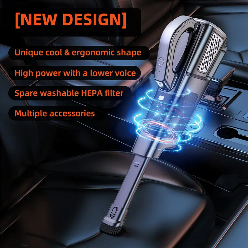 vacuum cleaner wireless handheld cordless vacuum cleaners 2 speed powerful lightweight rechargeable hand vacuuming for car home details 1