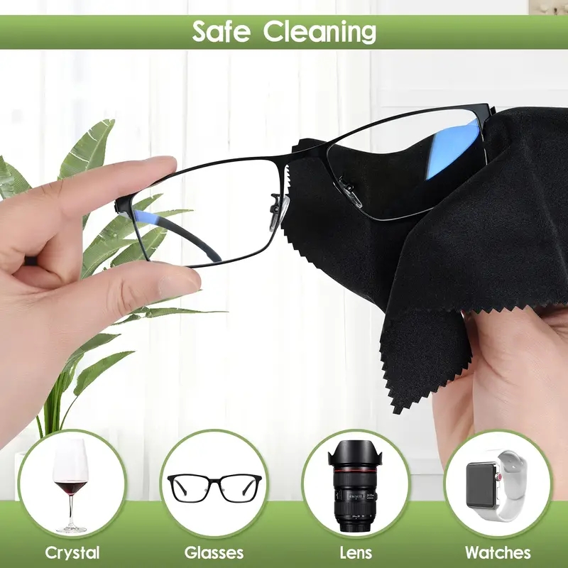 5pcs Eye Glass Clean Cloths Lenses Cloth for Glasses Eyeglass Wipes Cloth