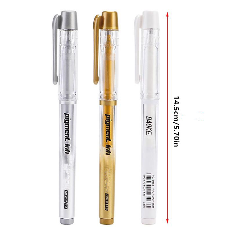 Diy Waterproof Permanent Paint Marker Pens Gold And Silver - Temu