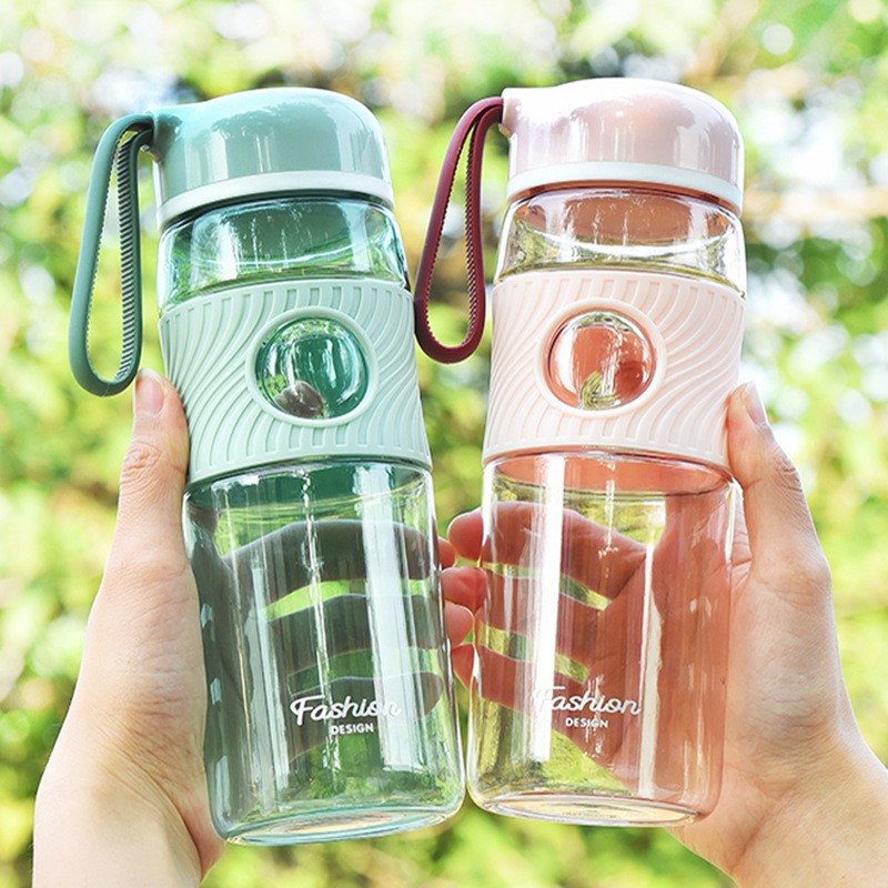 Glass Water Bottles With Sleeves And Stainless Steel Lids - Temu