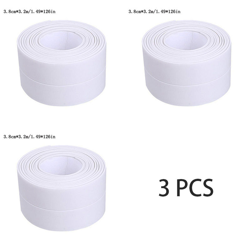 Bath Sealant Strip Self Adhesive Caulk Strips Flexible Waterproof Bath  Sealant Strip Caulk Tape For Kitchen