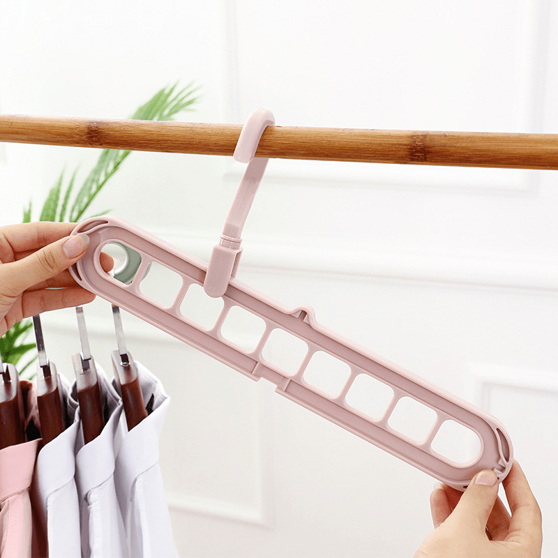 Magic Space Saving Clothes Hangers Standard Hangers with 9 Holes