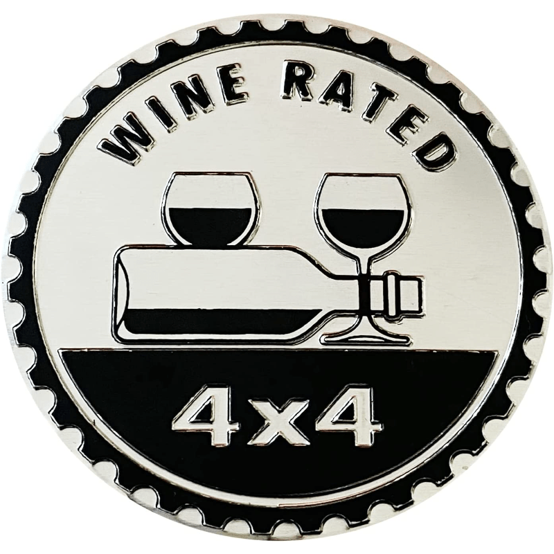 Emblème de voiture classé insigne de vin 4 X 4 insigne - Temu Belgium