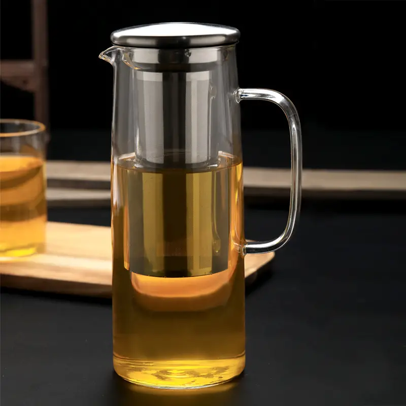 glass coffee cold brew pot cold water pot with filter teapot ice brewing pot iced coffee pot server cold brew coffee maker details 1