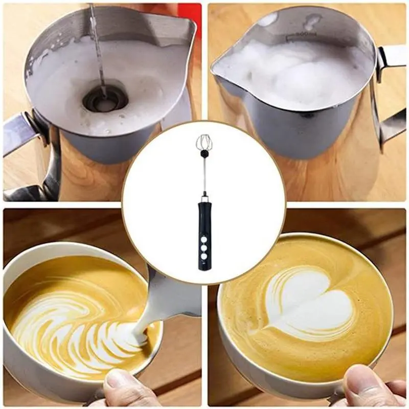 1 set electric milk frother electric coffee blender frother handheld eggbeater foam maker creative electric whisk electric coffee mixer milk whisk kitchen tools kitchen stuff details 7