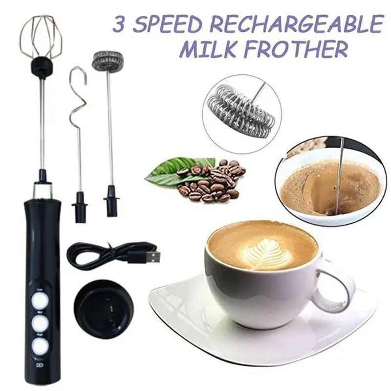 1 set electric milk frother electric coffee blender frother handheld eggbeater foam maker creative electric whisk electric coffee mixer milk whisk kitchen tools kitchen stuff details 1