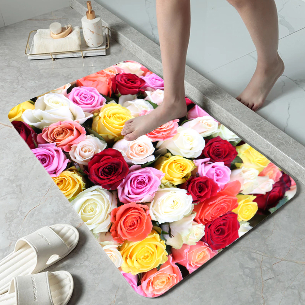 Anti-fatigue Kitchen Mat, Anti-slip Hallway Balcon Polyester Carpet,  Absorbent Bath Memory Foam Mat, Laundry Floor Mat, Entrance Doormat,  Washable Household Runner Rug For Hallway Laundry - Temu