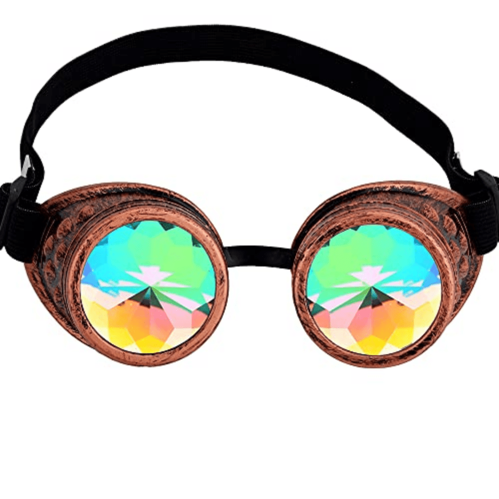 Gafas steampunk rainbow