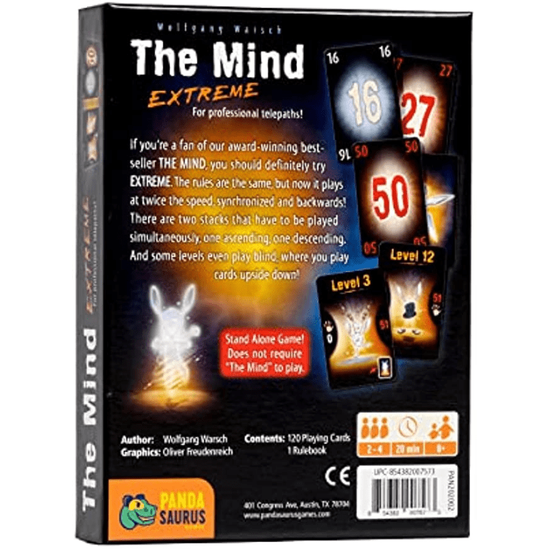 The Mind: Extreme Juego De Mesa Para La Familia Y Amigos