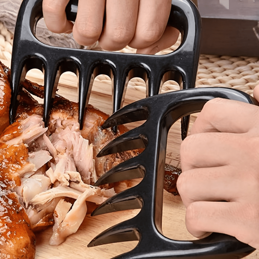 Classic Black Bear Claw Meat Shredder - Perfect For Bbq, Grilling