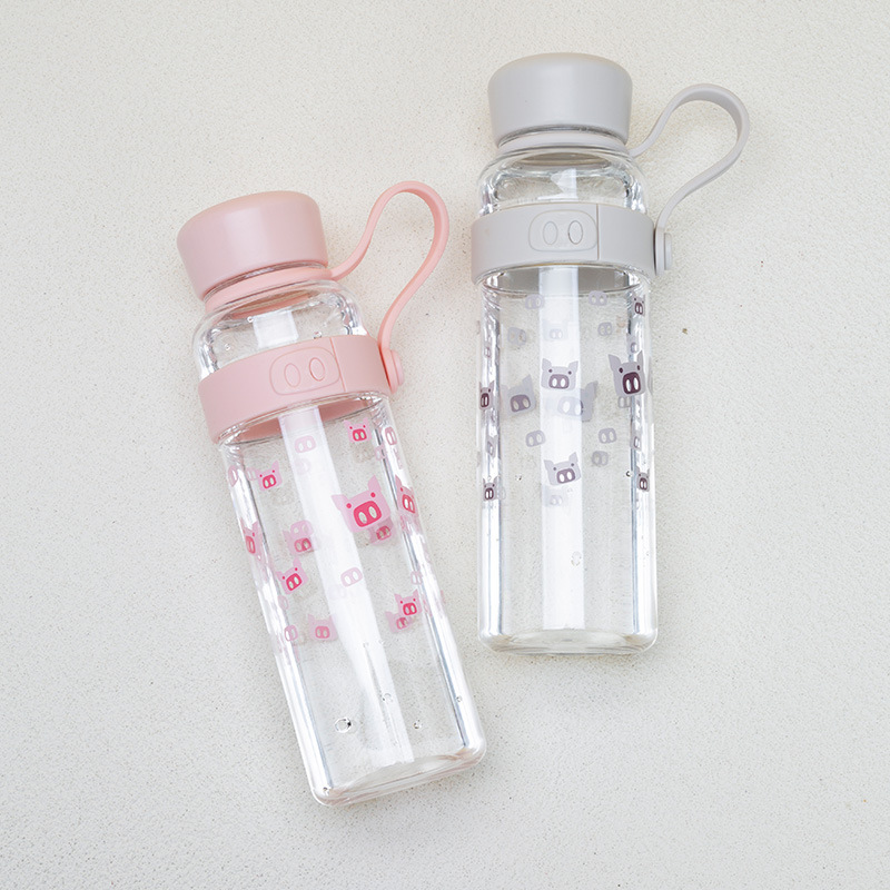 Sports Water Bottle Plastic Portable Drinking Cup Girls - Temu