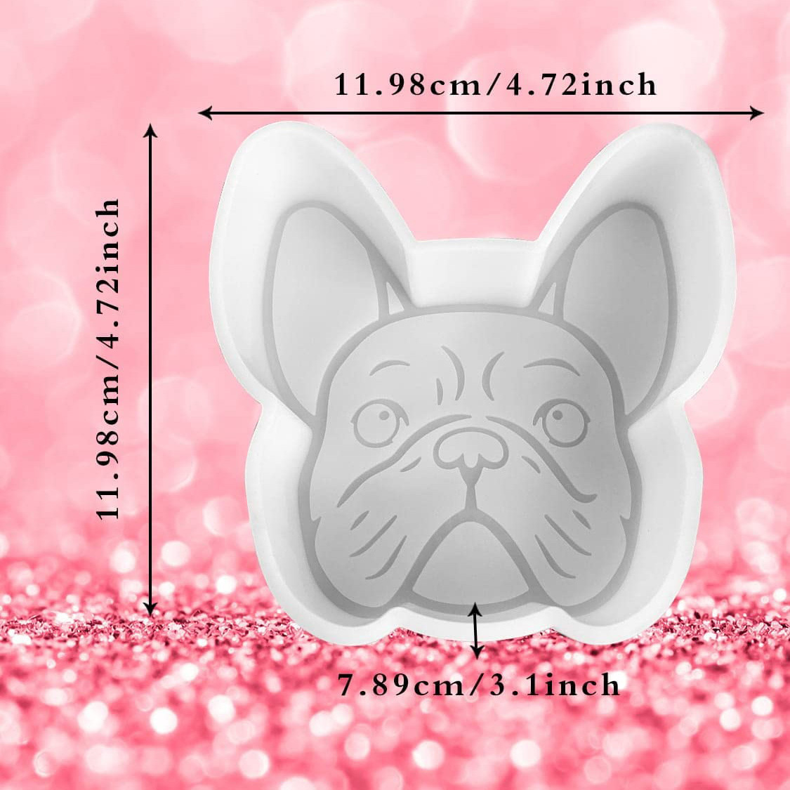 French Bulldog - Silicone Freshie Mold