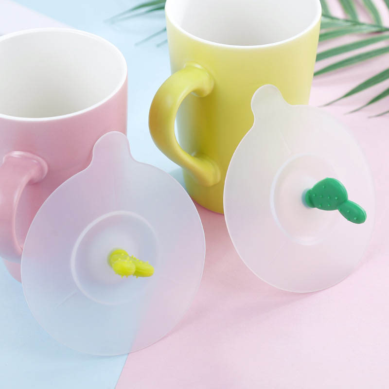 Creative Silicone Cup Cover Leak proof Dustproof Ceramic Tea - Temu