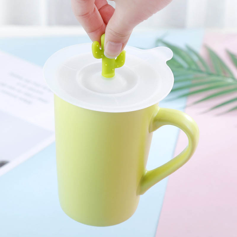 Creative Silicone Cup Cover Leak proof Dustproof Ceramic Tea - Temu