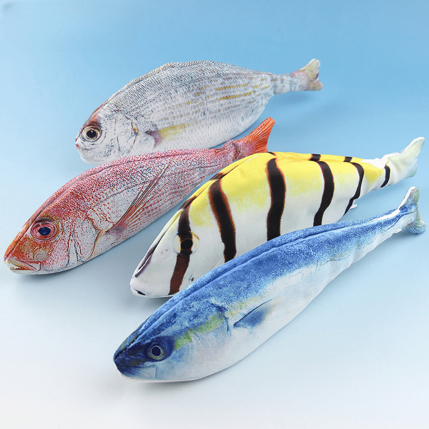 1pc Simulated Carp Pencil Case Creative Fish Shaped Pencil - Temu