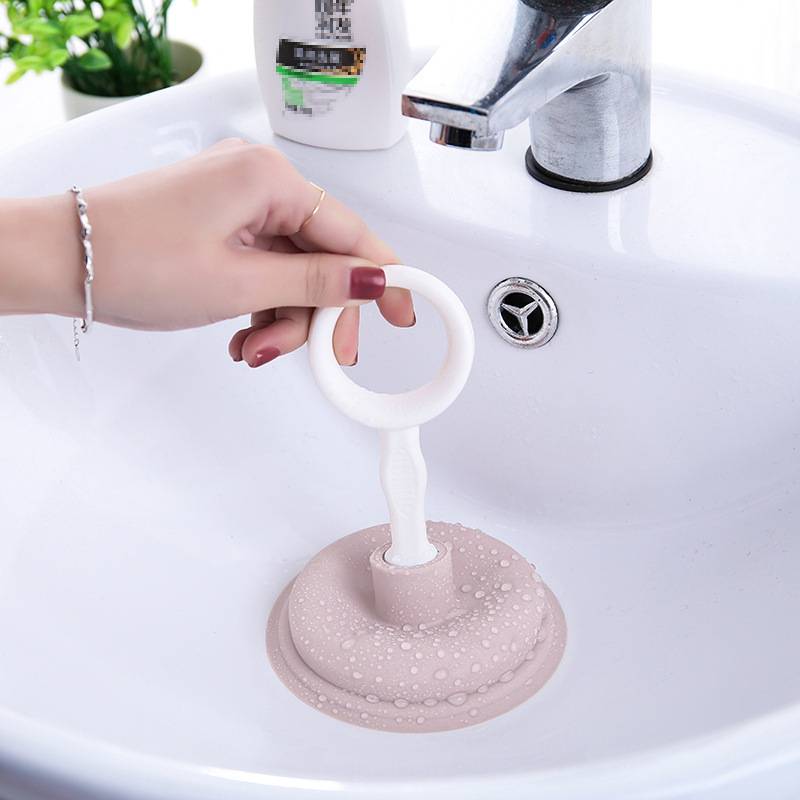 1 Pack 160mm Spring Loaded Drain Unclog Tool - Sink Unclogging Tool -  Reusable Cleaning Brush For Kitchen Sink, Bathroom And Shower