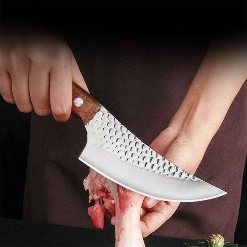Boning Knife Serbian Hunting Meat Cleaver Knife Serbian Chef Knife  Stainless Steel Kitchen Knife Butcher Cutter Cooking Tools