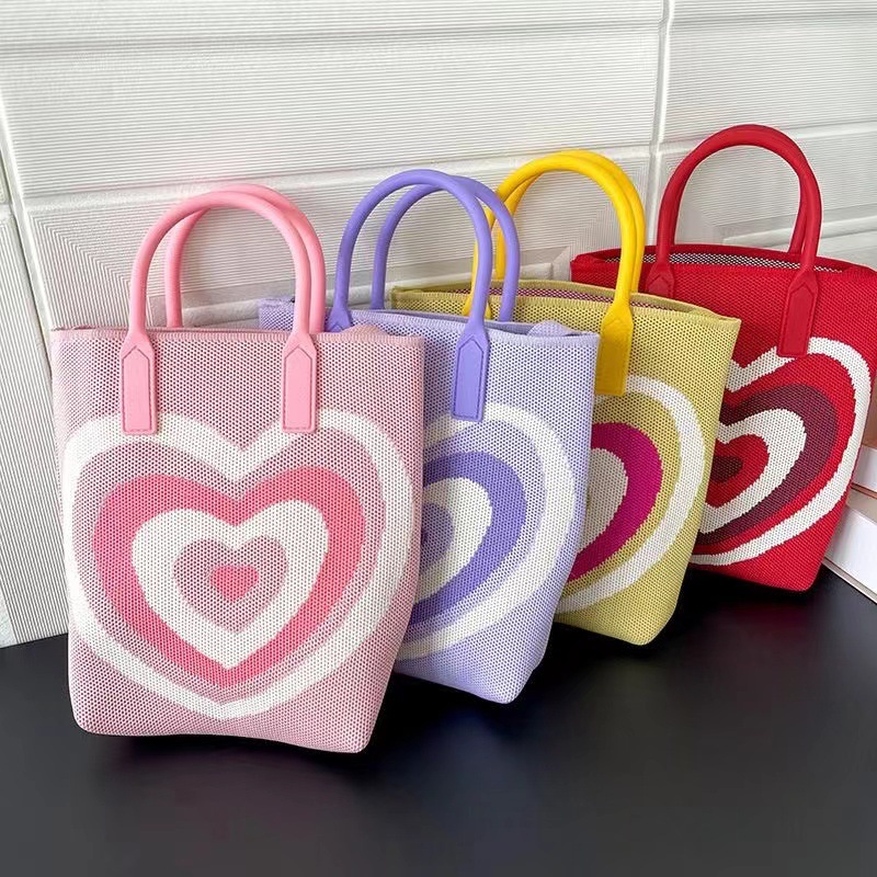 Felt Heart Tote