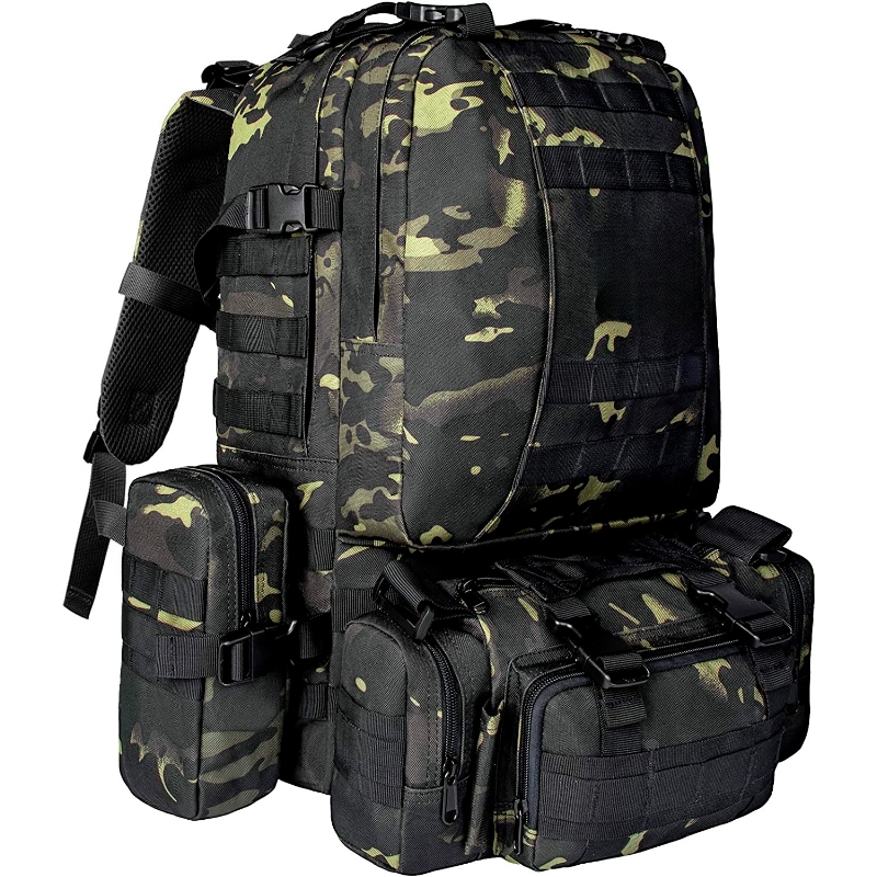 Outdoor Backpack Large Capacity Assault Pack Detachable - Temu New Zealand