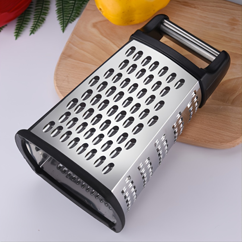 1pc Mini Four-sided Cheese Grater Stainless Steel Slicer Multi-functional  Vegetable Cutter Lemon Zester Kitchen Tool