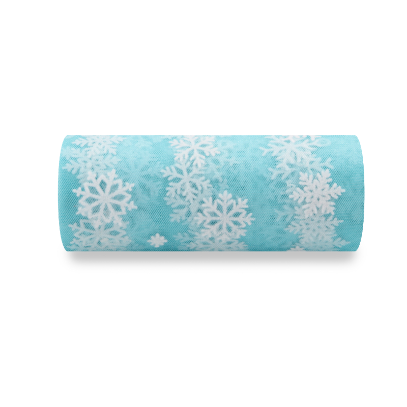 Snowflake Tulle Roll ( /10yards) Christmas Tulle Fabric - Temu