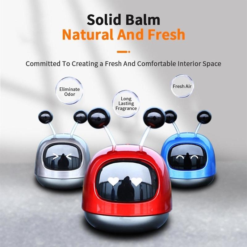 Mini Robot Design Car Air Freshener Parfum Flavoring - Temu