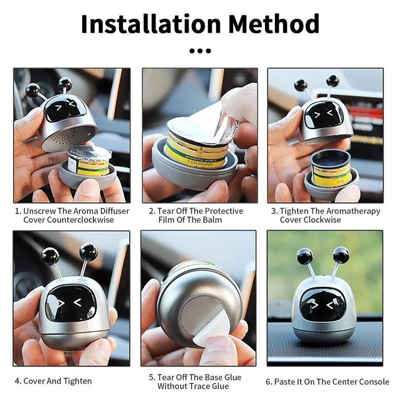 Acheter Clips de ventilation robotiques – Clips de ventilation pour  diffuseur de désodorisants de sortie de voiture