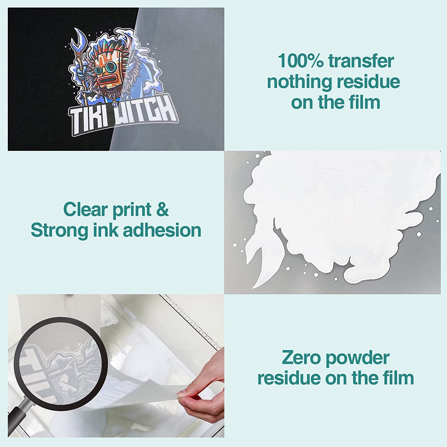Dtf Transfer Film Paper - A4 A3 Matte Double-side Clear Pretreat Sheets,  Pet Heat Transfer Paper For Epson Inkjet Printer Direct Print On T Shirts  Textile - Temu Japan