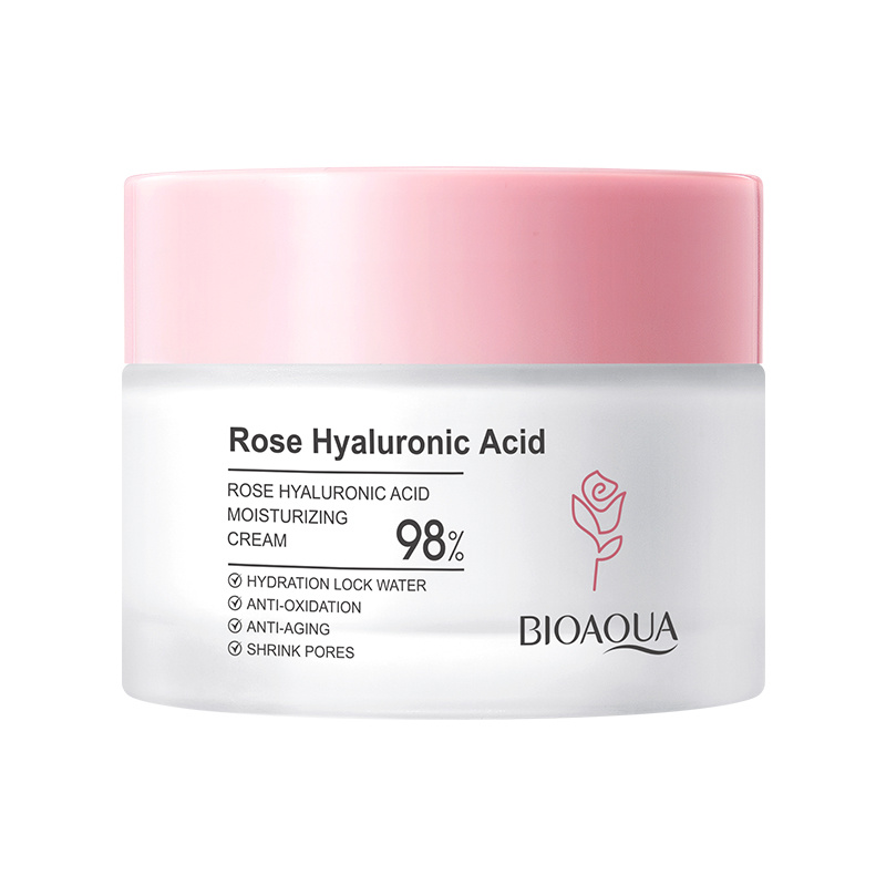 Crème visage 50ml acide hyaluronique – Rose & Oud 