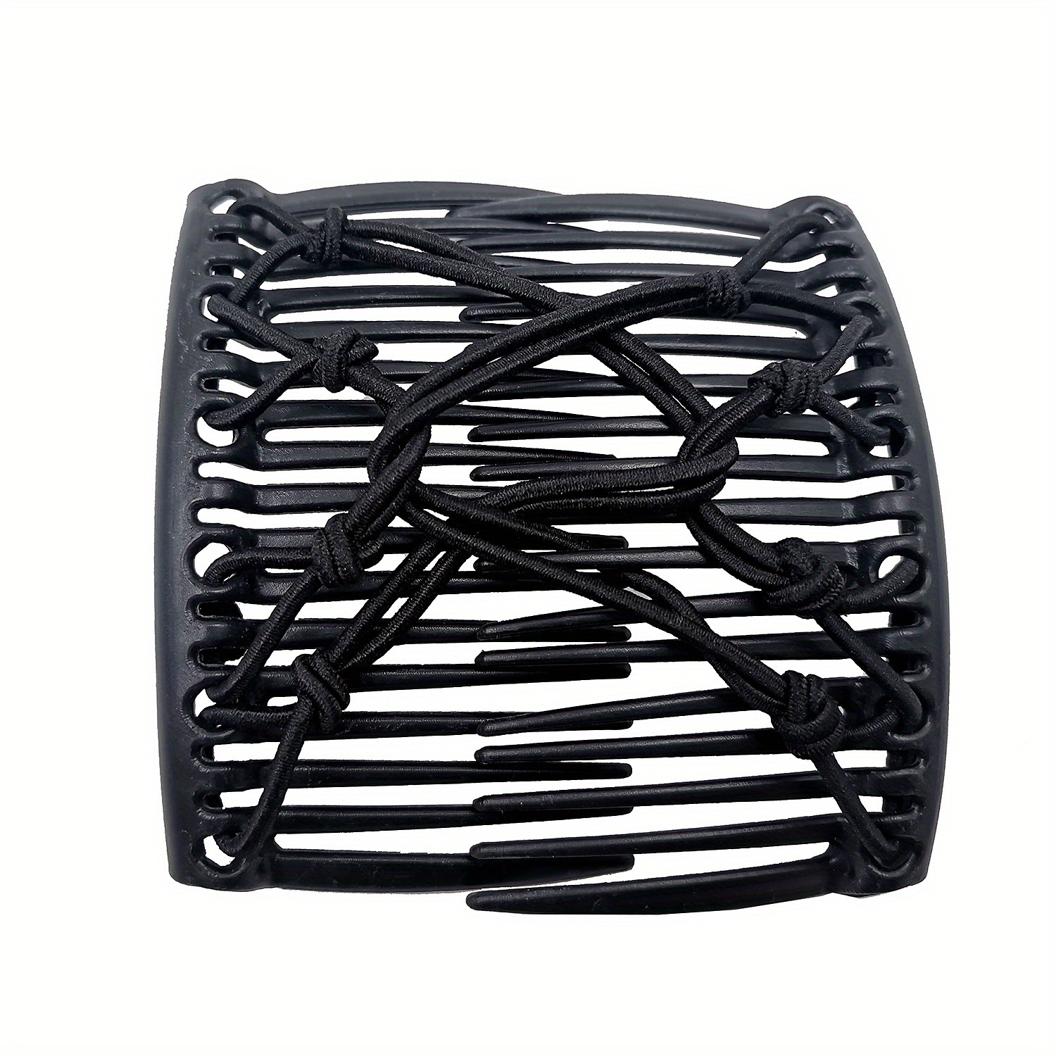 Stretchy Double Slide Comb Hair Clip Adjustable Elastic Hair Comb
